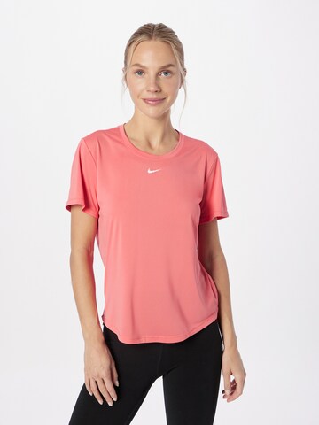 NIKE Functioneel shirt in Oranje: voorkant