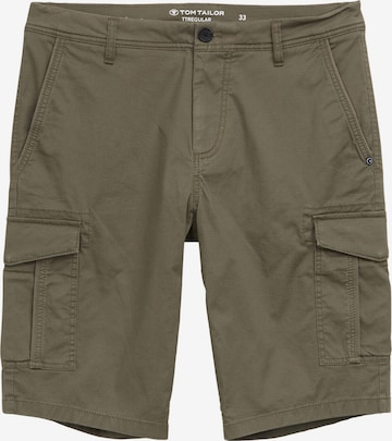 TOM TAILOR Cargo trousers in Green: front
