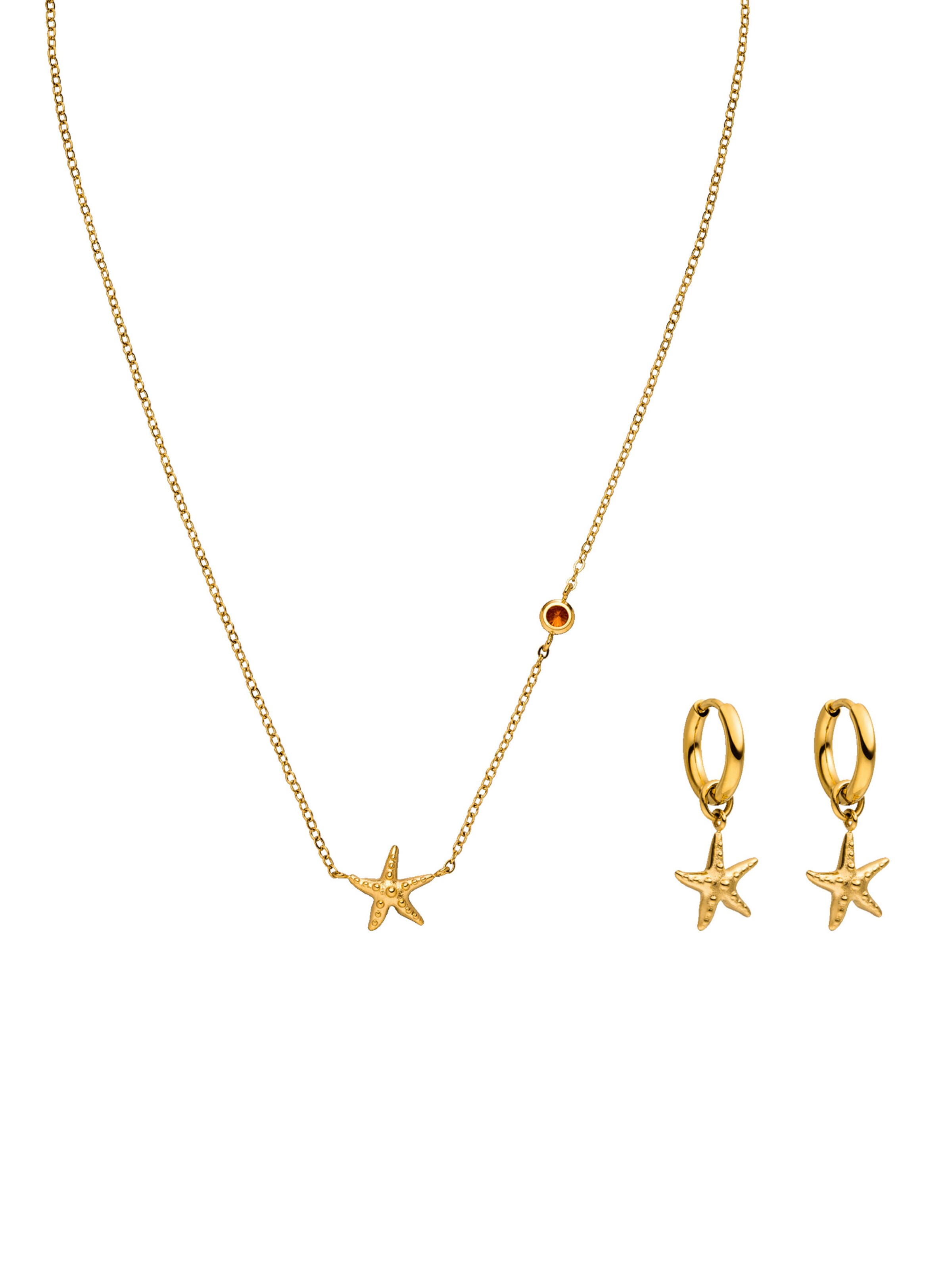 PURELEI - Conjunto de joyería 'Mahina Club Beach Star' en oro
