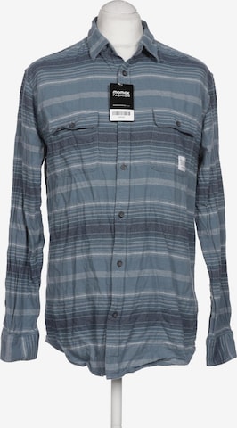 Only & Sons Button Up Shirt in XL in Blue: front