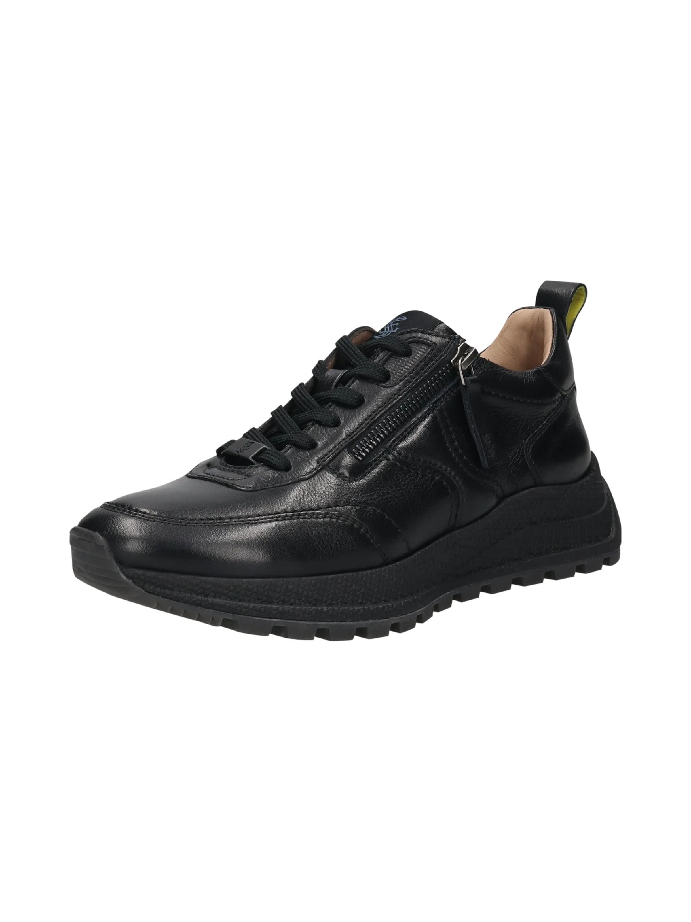 SALAMANDER Platform trainers in Black: front