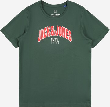 žalia Jack & Jones Junior Marškinėliai: priekis