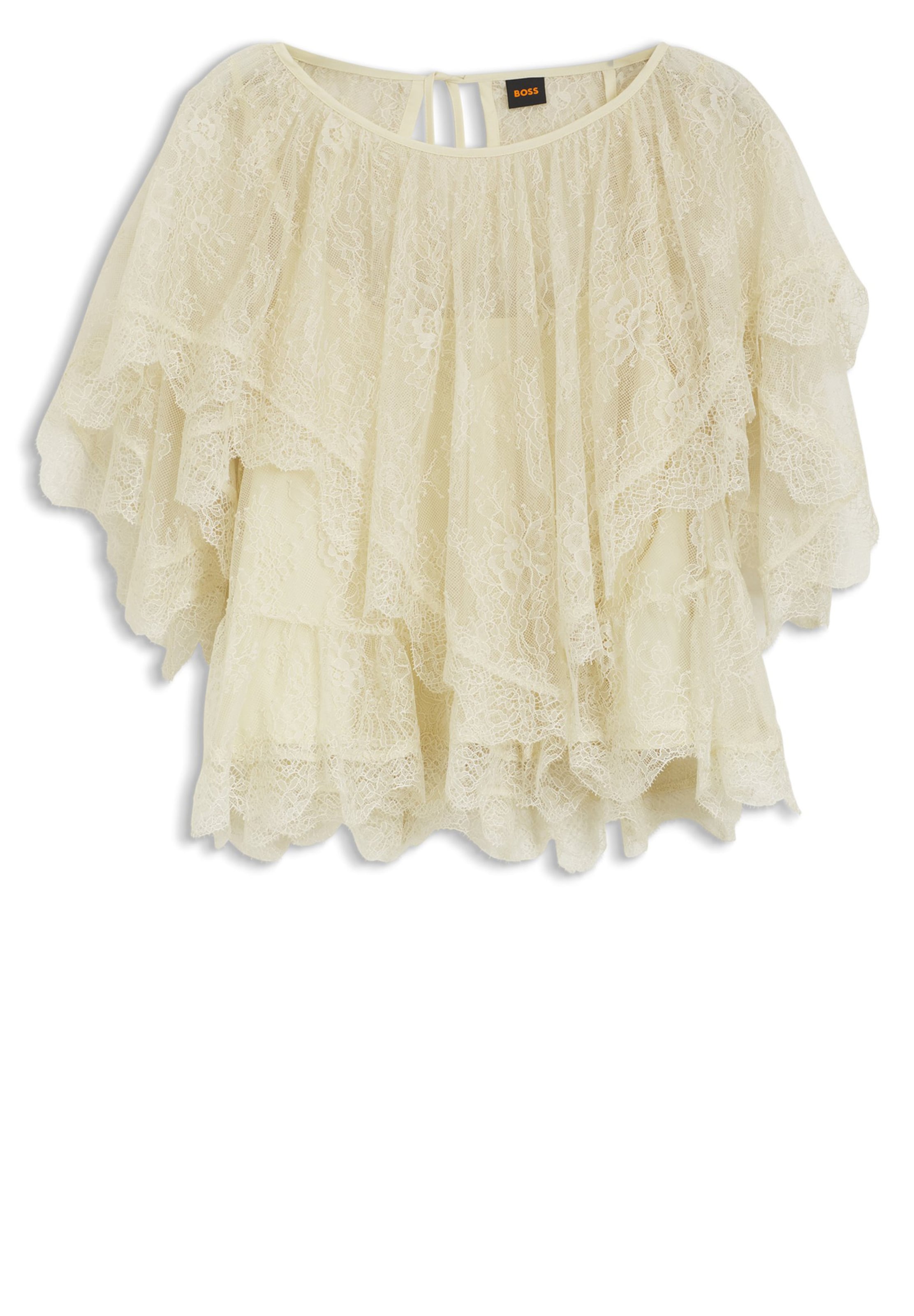 BOSS Bluse in Beige: Vorderseite
