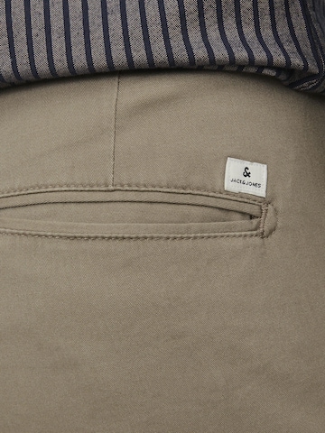 JACK & JONES Slim fit Chino trousers 'JPSTMarco JJDave' in Beige