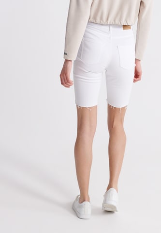 Coupe slim Jean 'Kari' Superdry en blanc