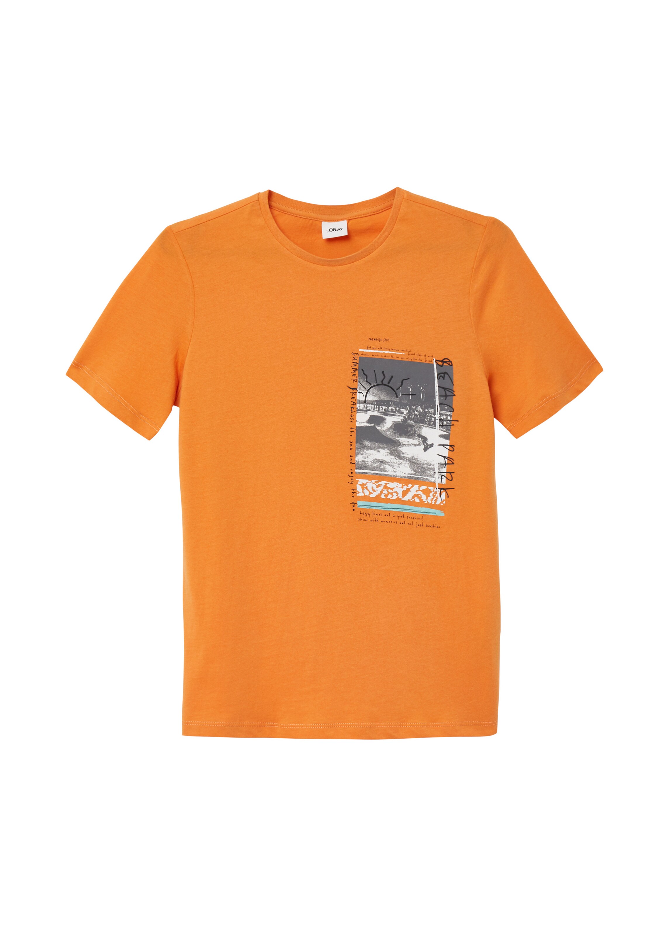s.Oliver Shirt in Orange: Vorderseite