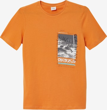 s.Oliver Shirt in Orange: Vorderseite
