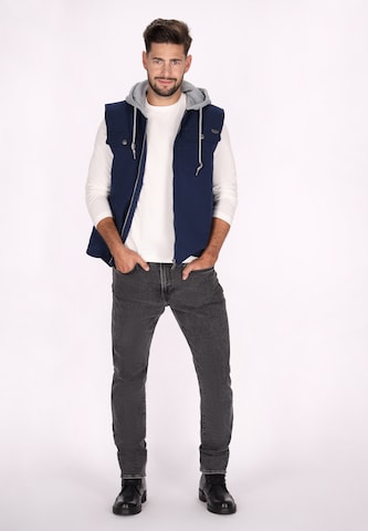 DreiMaster Vintage Bodywarmer in Blauw