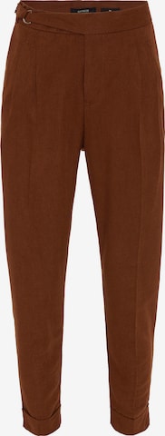 AntiochTapered Hlače na crtu - smeđa boja: prednji dio