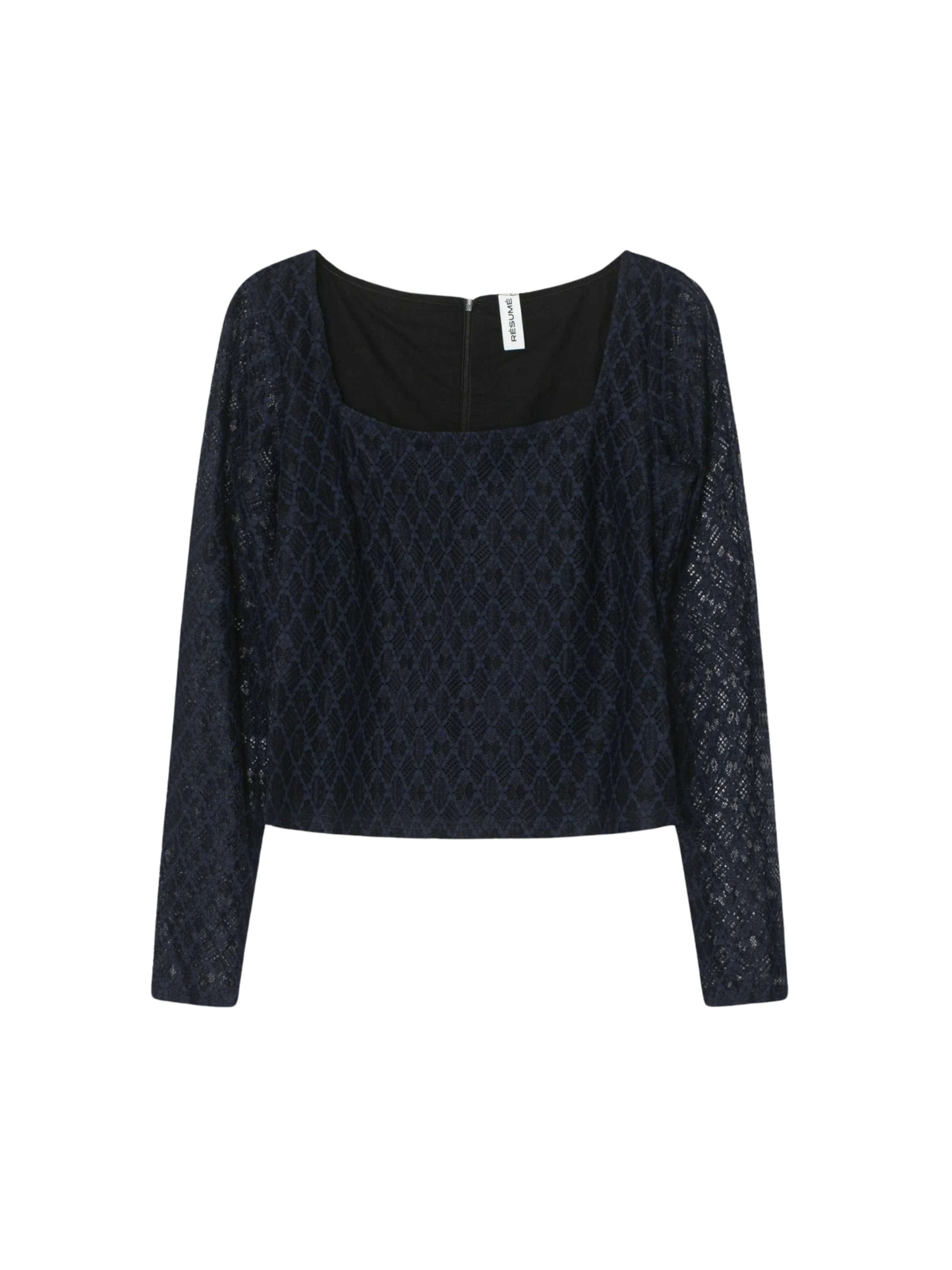 Résumé Halenka 'Dakota' – modrá: přední strana