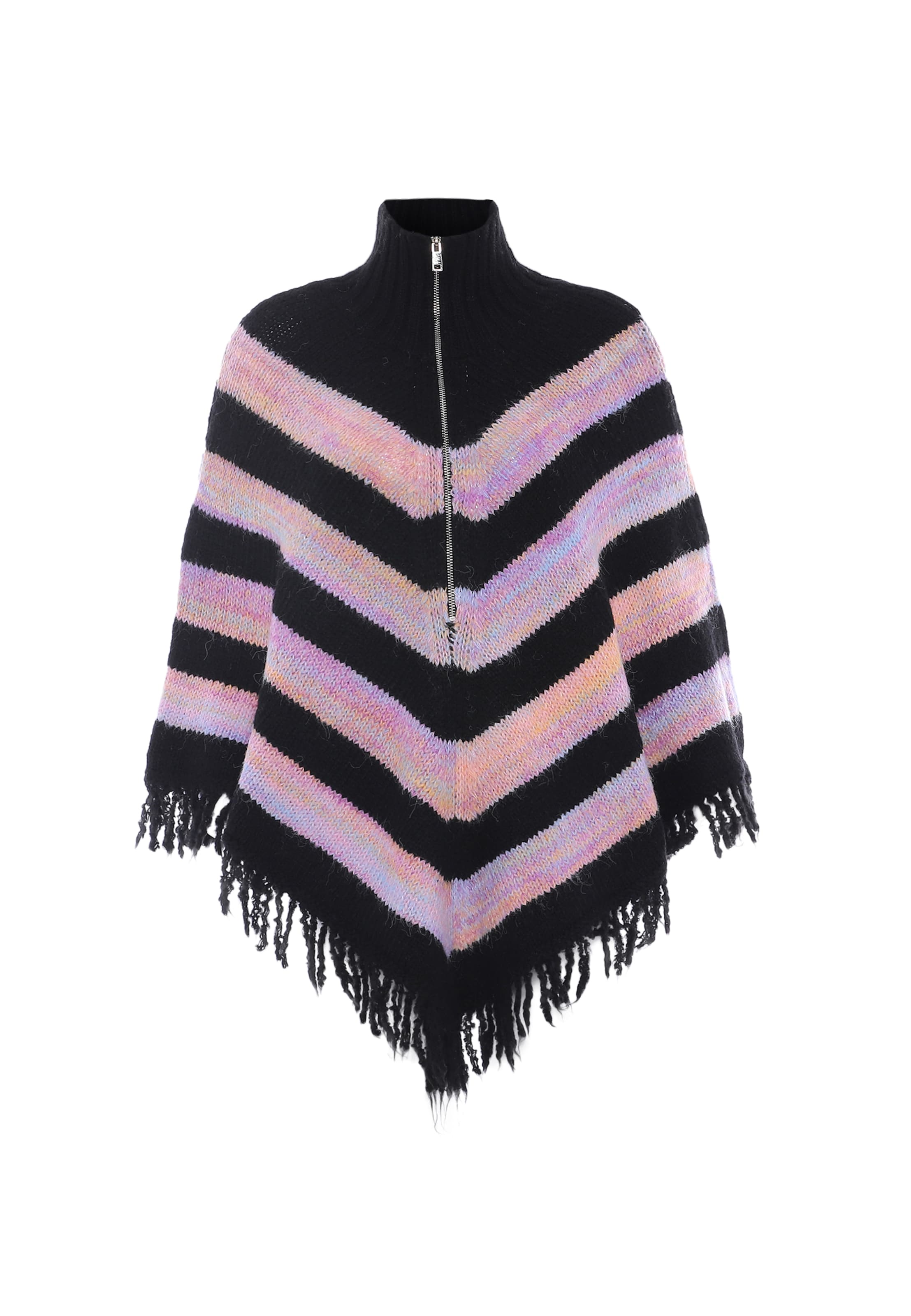 ebeeza Poncsó - fekete: elől