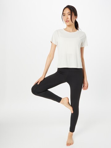 balta Moonchild Yoga Wear Sportiniai marškinėliai