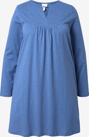 Ulla Popken Longshirt in Blau: Vorderseite