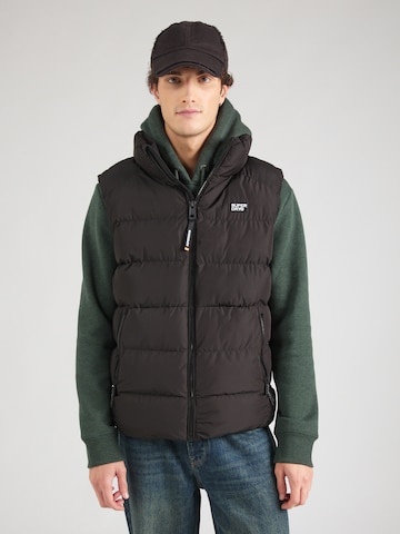 Superdry Weste in Schwarz: Vorderseite
