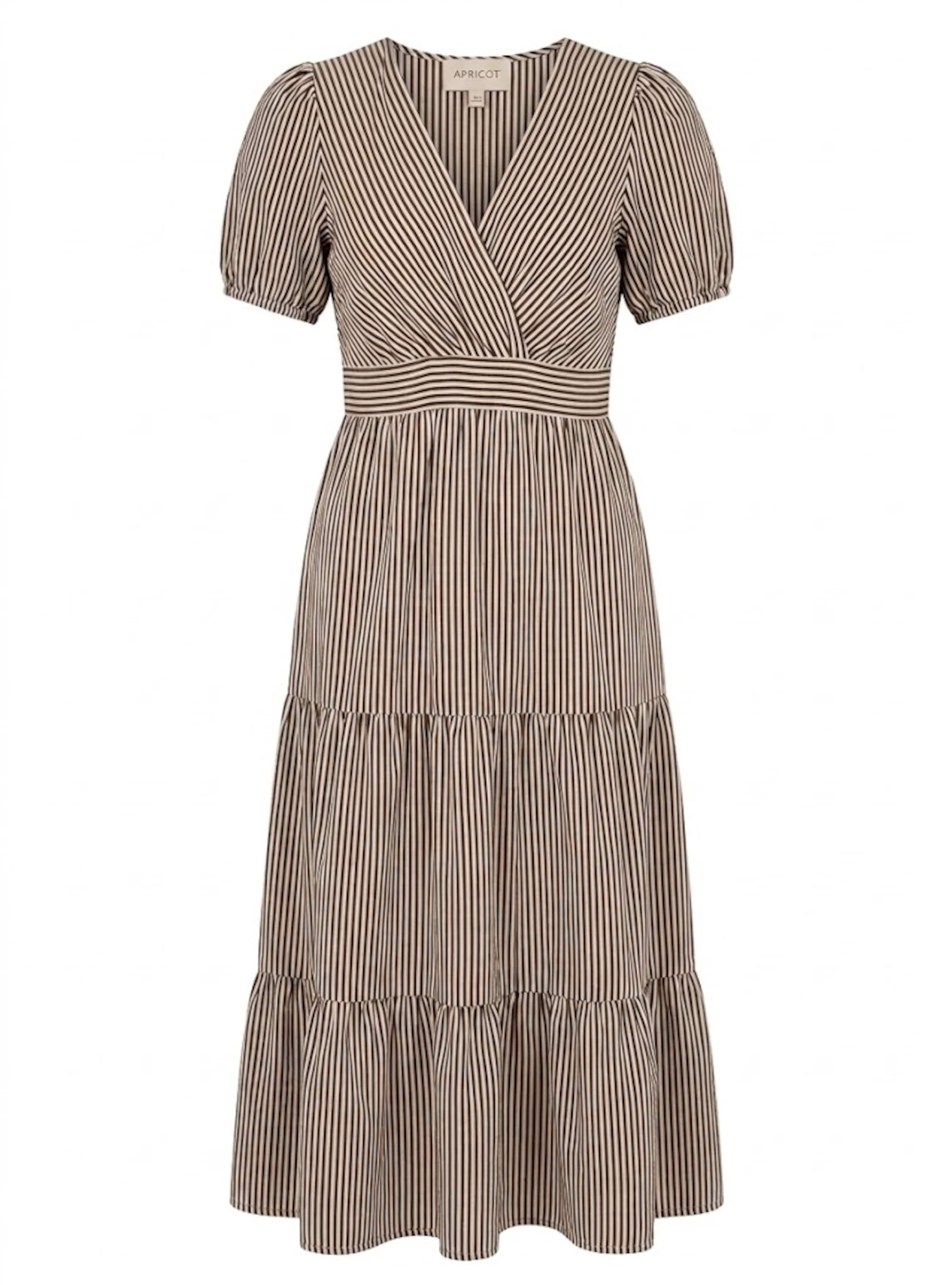 Robe ' ' Apricot en marron : devant