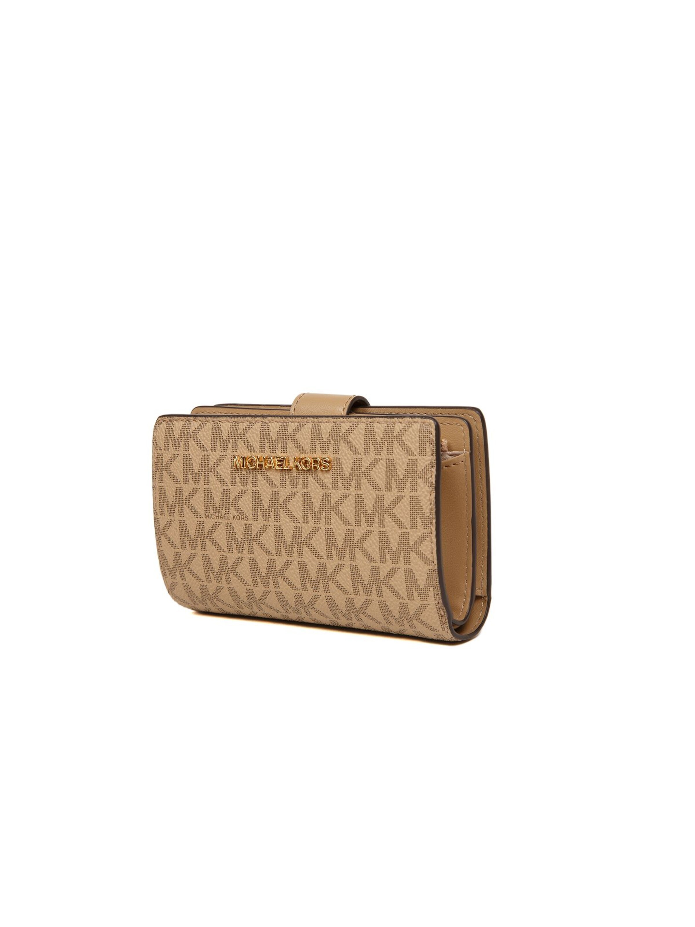 Michael Kors Wallet 'Novelty Medium' in Beige