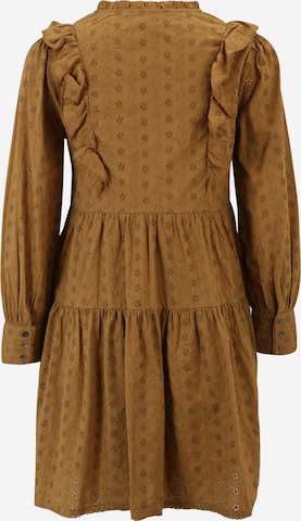 Y.A.S Petite Shirt Dress 'ANNA' in Brown