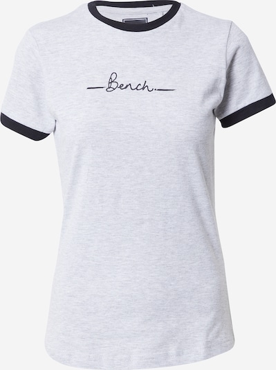 BENCH T-Shirt in hellgrau / schwarz, Produktansicht