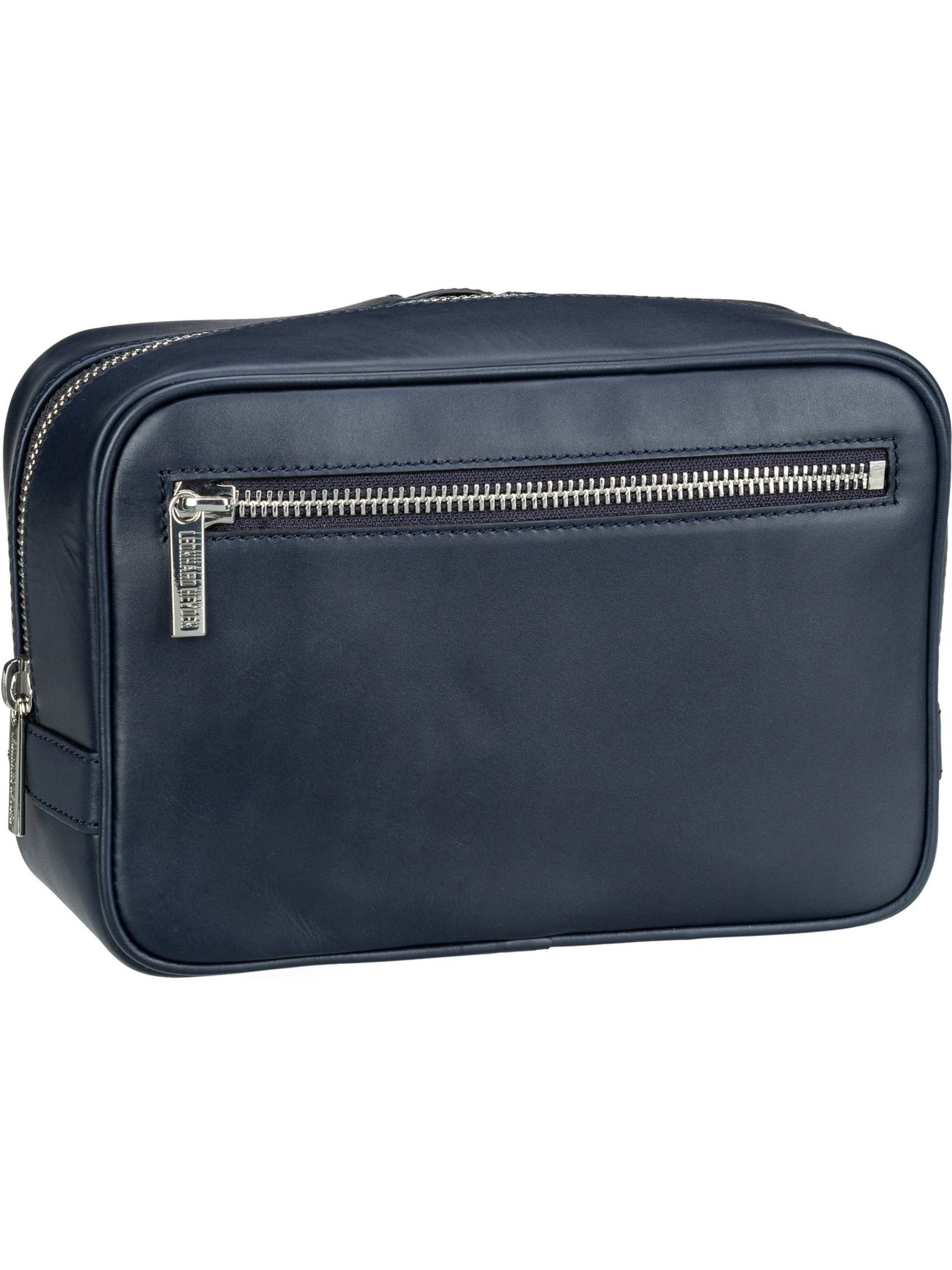 LEONHARD HEYDEN Toiletry bag 'Montreal' in Blue: front