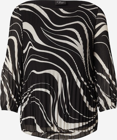 s.Oliver BLACK LABEL Bluza u bazalt siva / crna, Pregled proizvoda