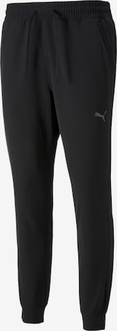 PUMA Workout Pants in Black: front