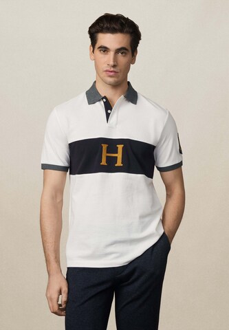 T-Shirt 'Heritage' Hackett London en blanc : devant