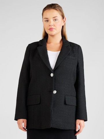 ONLY Carmakoma Blazer 'NUAN' in Schwarz: predná strana