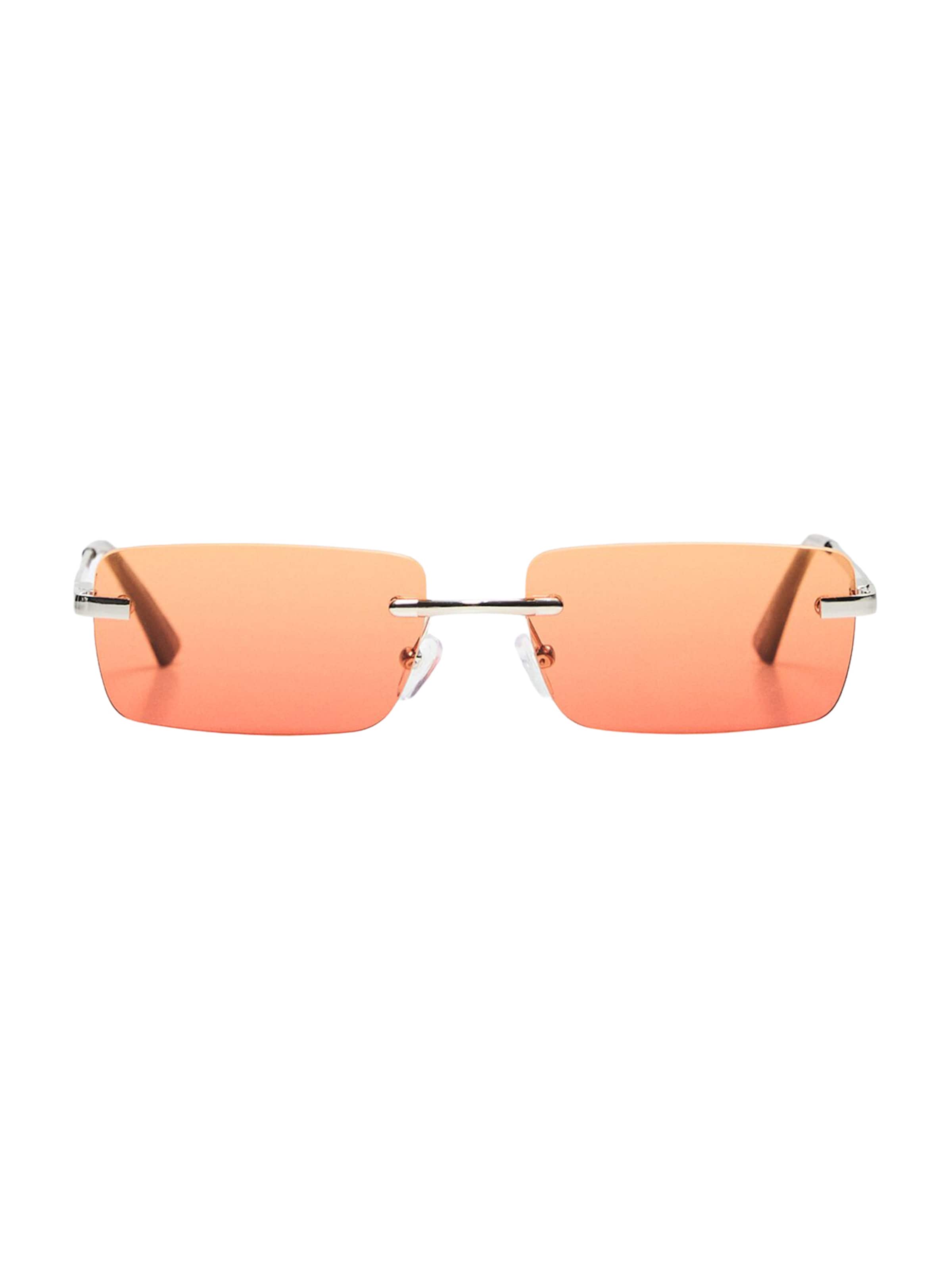 Bershka Sonnenbrille in karamell / gold / schwarz, Produktansicht