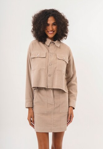 FRESHLIONS Freizeitjacke 'Ceres' in Beige: Vorderseite