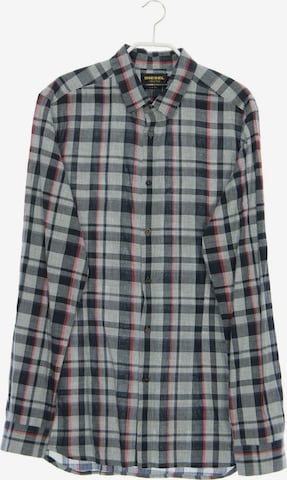 DIESEL Button Up Shirt in M in Grey: front