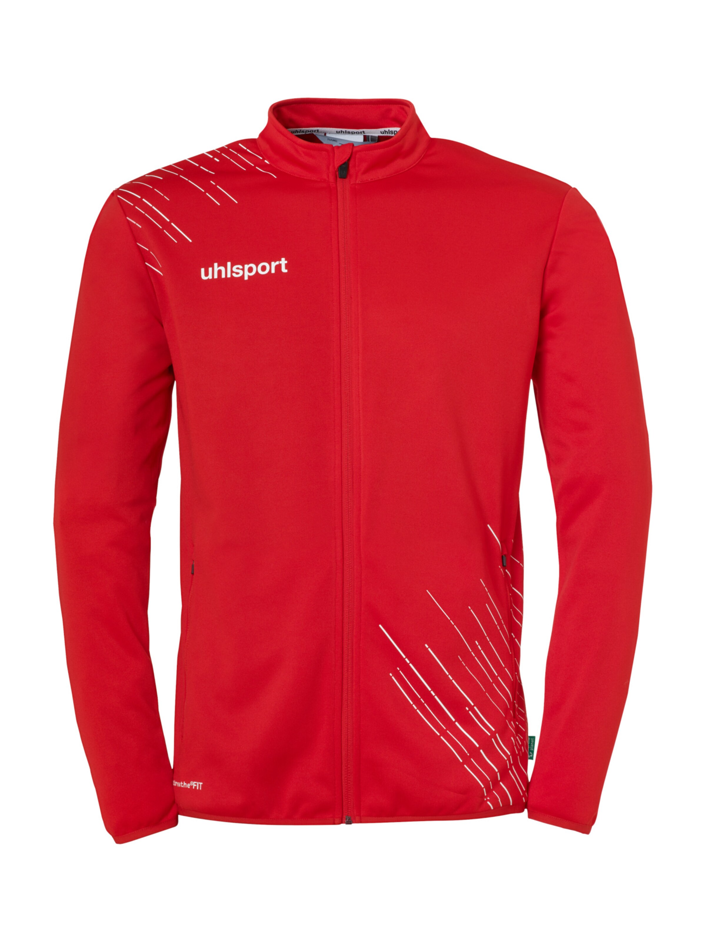 UHLSPORT Jakna za trening | rdeča barva: sprednja stran