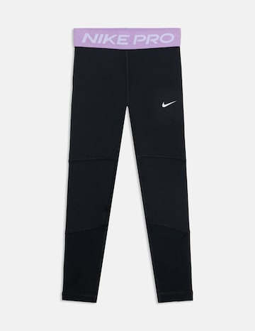 NIKE Sporthose 'Pro' in Schwarz: Vorderseite