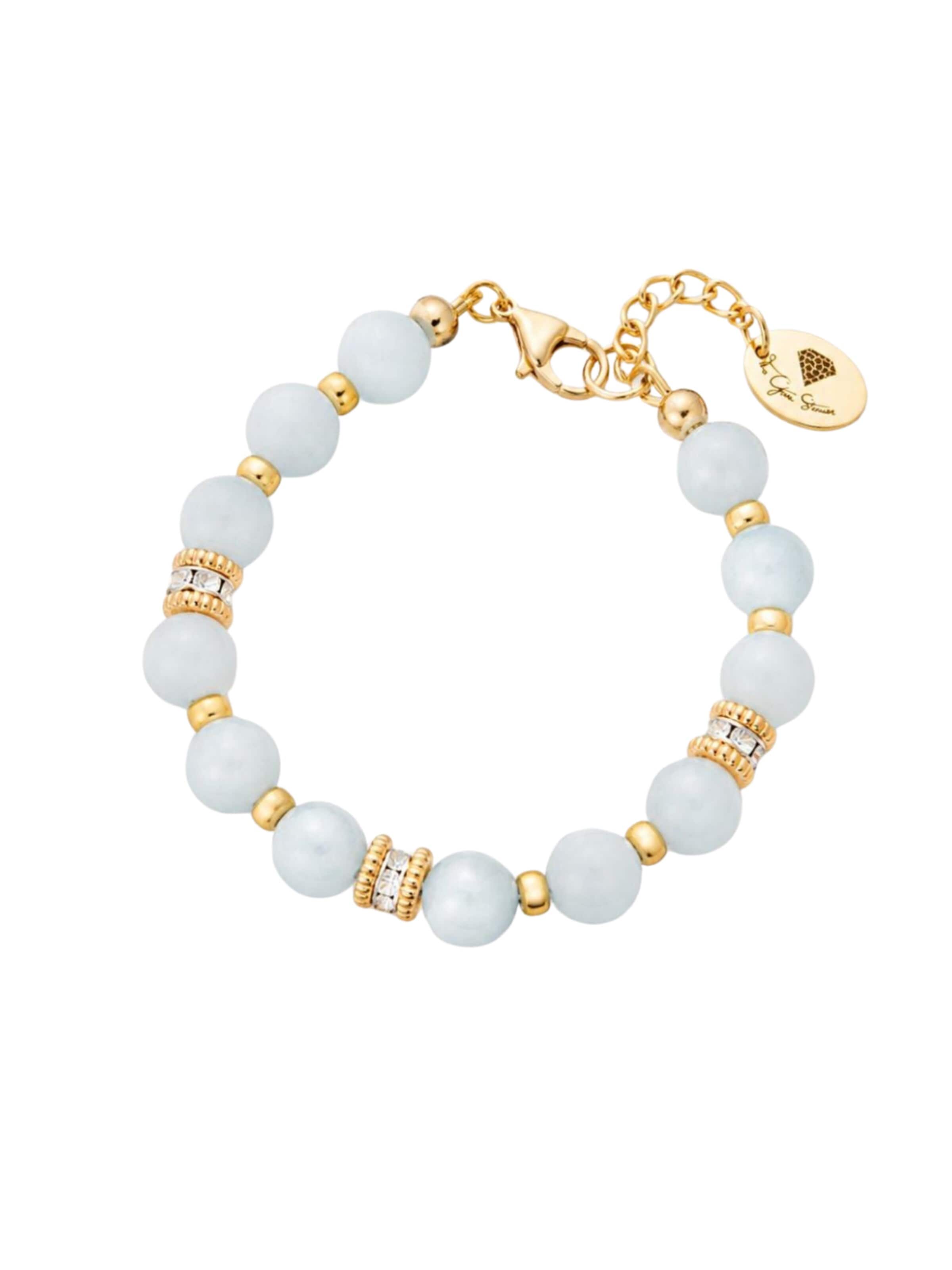 THE GEM STORIES JEWELRY Armband in Blauw: voorkant