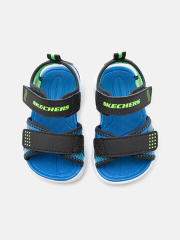 SKECHERS Ανοικτά παπούτσια 'MICROSPEC-SPLASH' σε μαύρο