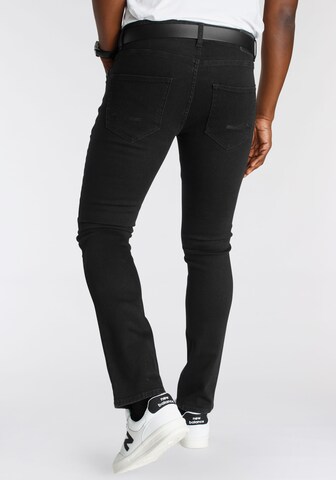 DELMAO Slimfit Jeans 'Reed' in Schwarz