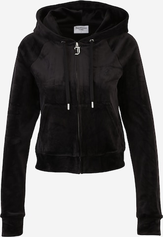 Juicy Couture Petite - Sudadera con cremallera 'MADISON' en negro: frente