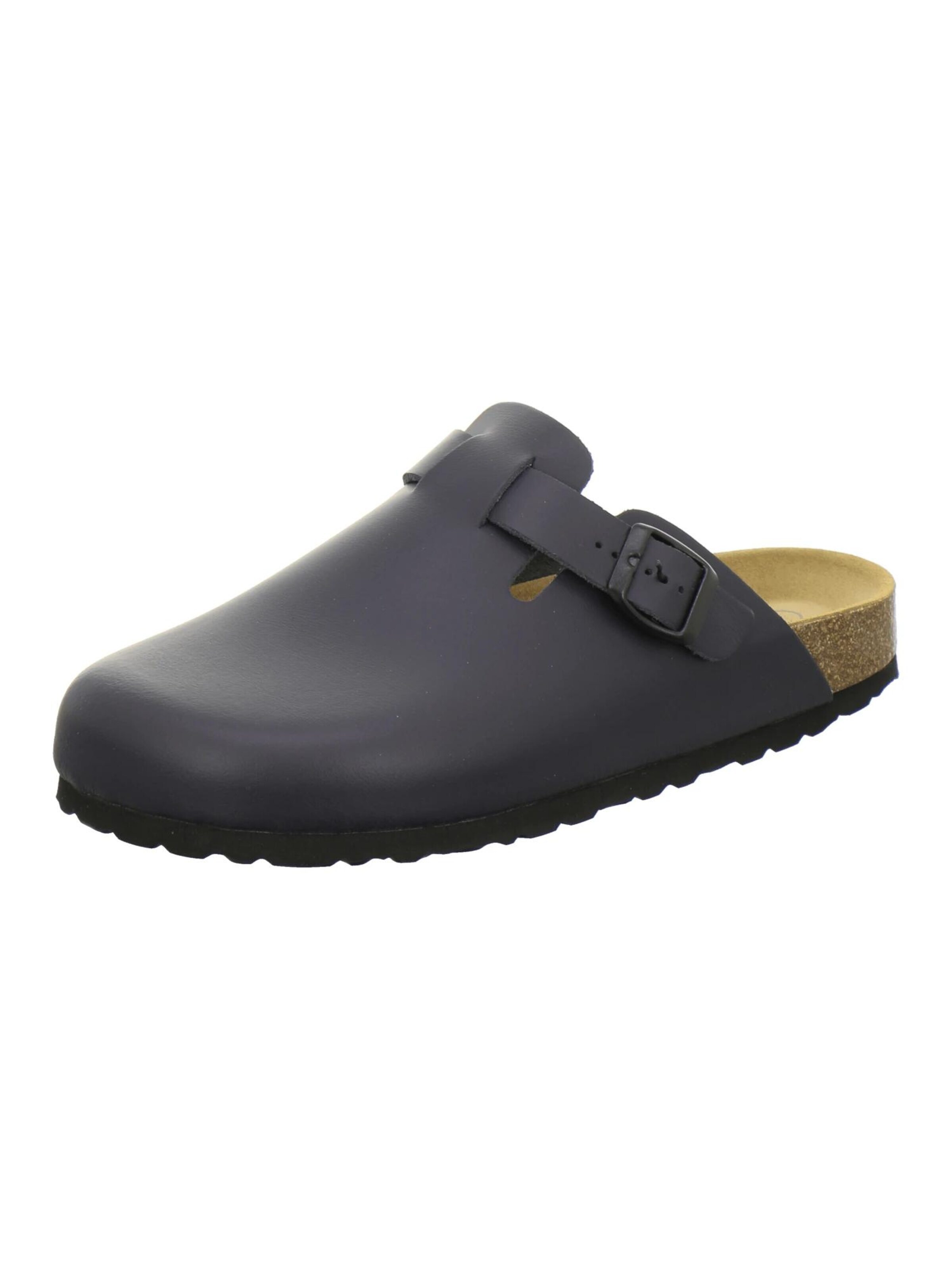 AFS-Schuhe Clogs 'Clogs Herren navy Glattleder' in Blue: front