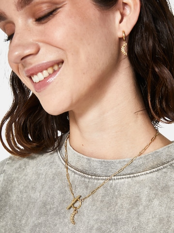 NALì Halskette moon pendant necklace in Gold: Vorderseite