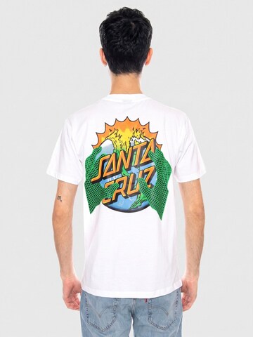 T-Shirt 'Kendall End Of The Dot -- Men's White T-Shirt' Santa Cruz en blanc