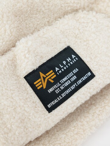 balta ALPHA INDUSTRIES Megzta kepurė