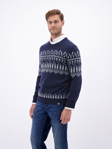 LERROS Pullover in Blau