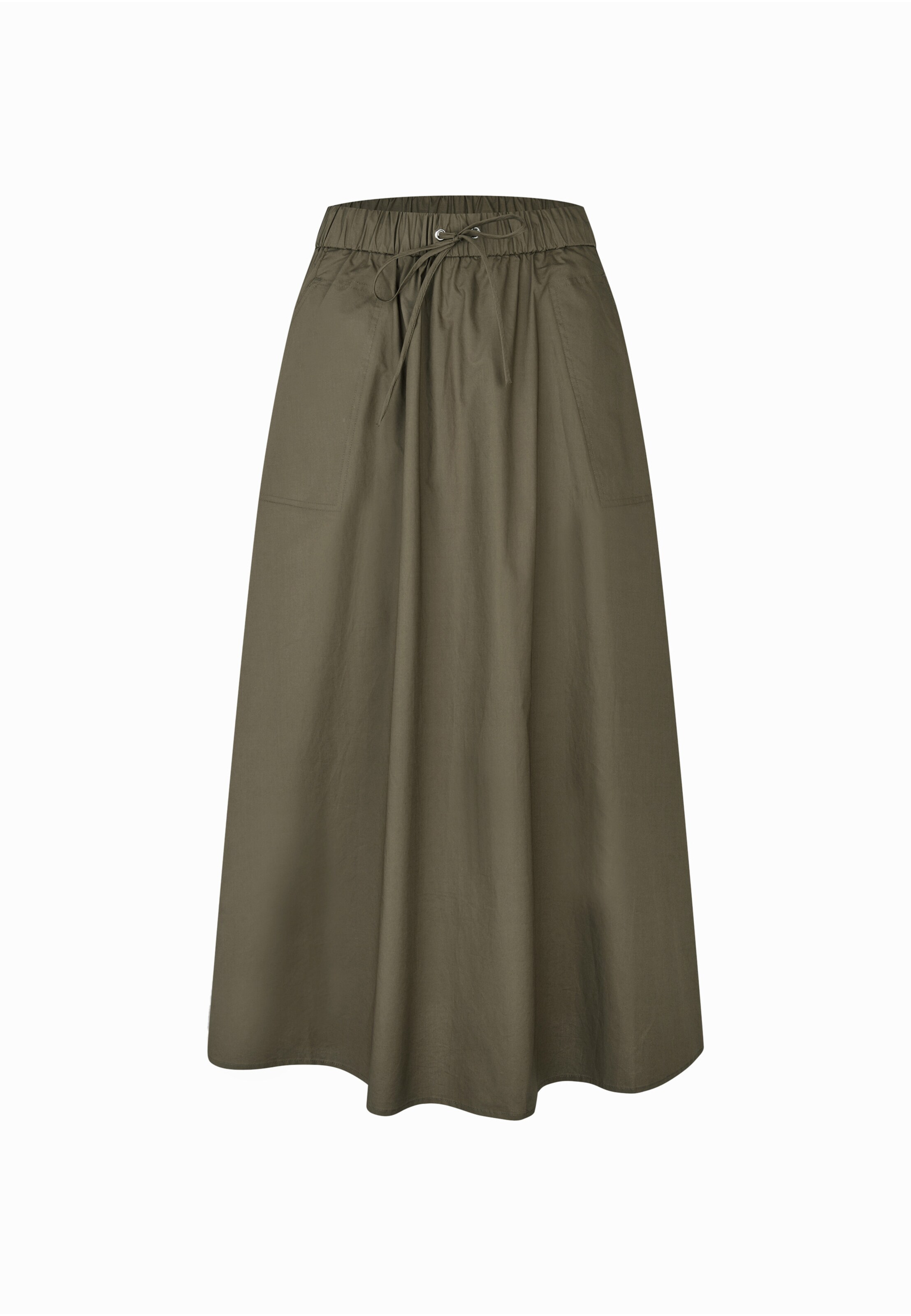 SECOND FEMALE - Saia 'Alisa' em castanho: frente