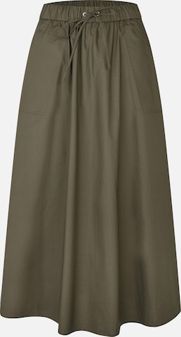 SECOND FEMALE - Saia 'Alisa' em castanho: frente