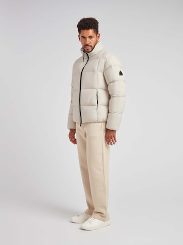 Veste outdoor ' Winter Puffer Rennwagen ' JACK1T en blanc