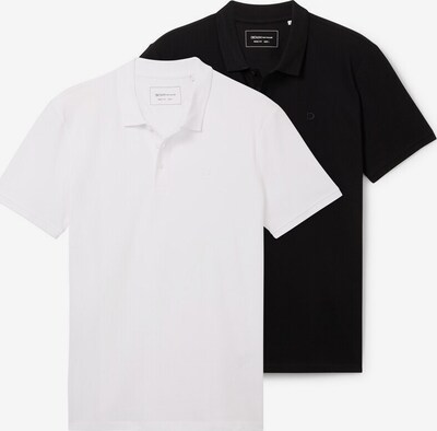 Marškinėliai iš TOM TAILOR DENIM, spalva – juoda / balta, Prekių apžvalga