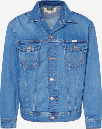 WRANGLER Tussenjas 'Anti Fit Jacket' in Blauw: voorkant