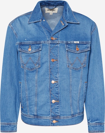 Veste mi-saison 'Anti Fit Jacket' WRANGLER en bleu : devant