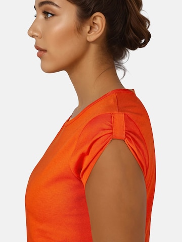 salzhaut T-Shirt 'BIIKE' in Orange