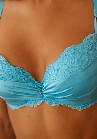 VIVANCE Push-up Bra in Blue