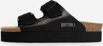 Bayton - Zapatos abiertos 'Japet' en negro: frente